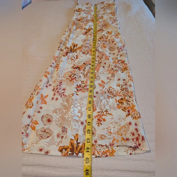 Petal & Pup Yelena Dress, Floral Maxi Open Back Women's Size 0 - Picture 8 of 15